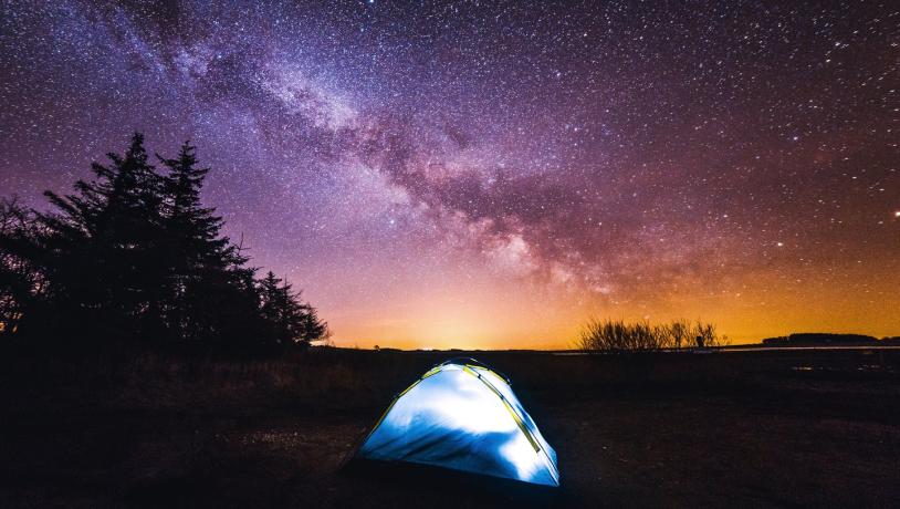 Sleeping under the stars in Thy National Park