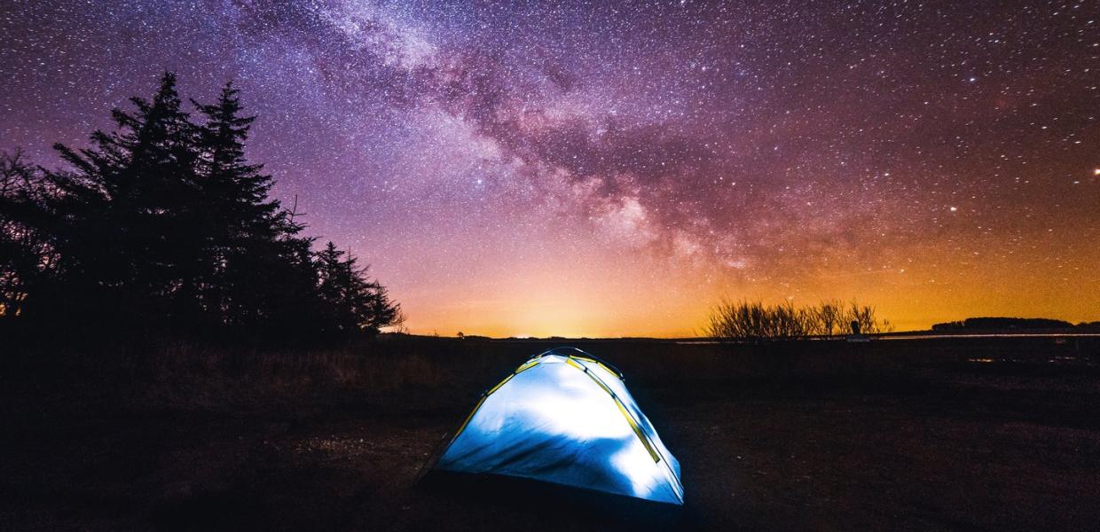 Sleeping under the stars in Thy National Park
