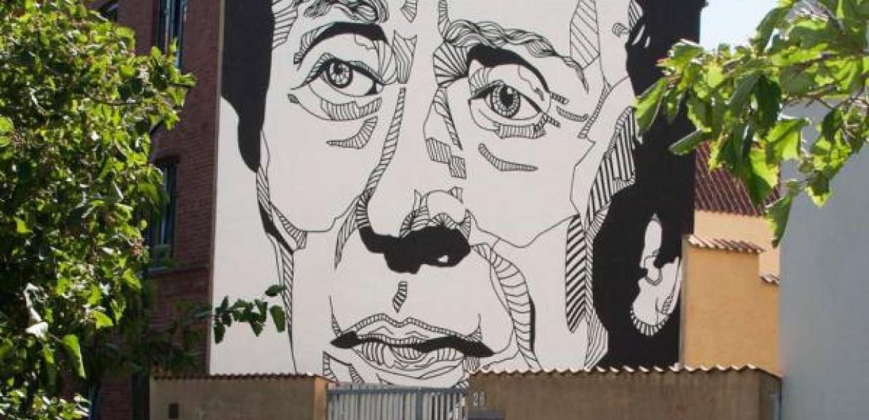 H. C. Andersen street art in Odense, Fyn