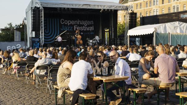 Outdoor concert at Islands Brygge during the Copenhagen Jazz Festival 