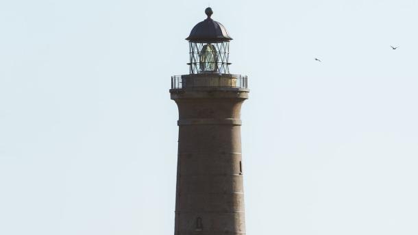 Skagen Gray Lighthouse "Det Grå Fyr" in North Jutland, Denmark