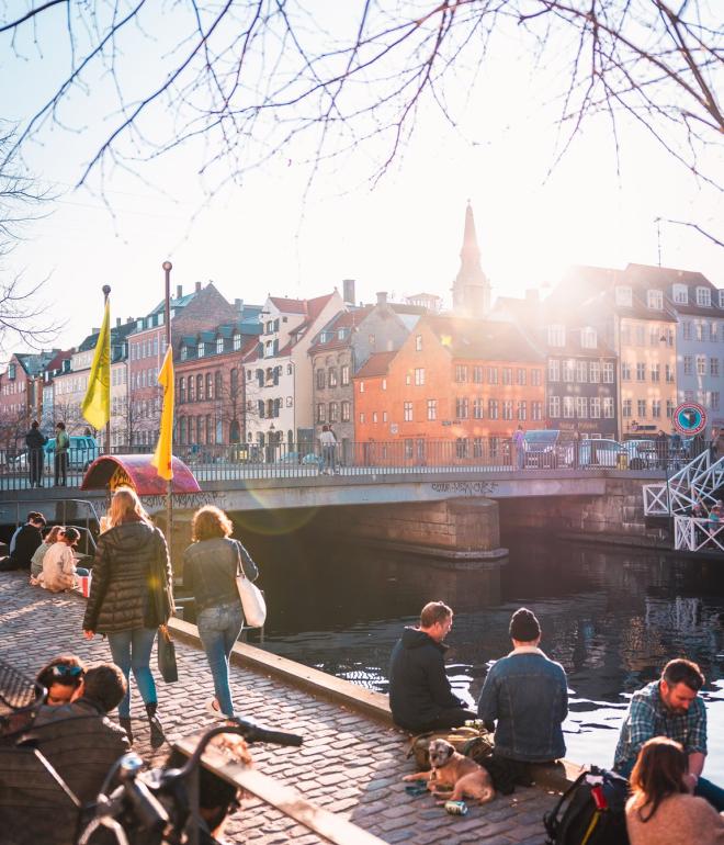 The canal atmosphere of Christianshavn, Copenhagen