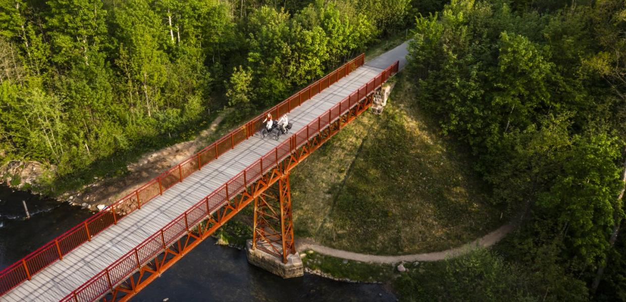 Ga erop uit in het Kustland in Jutland, Denemarken