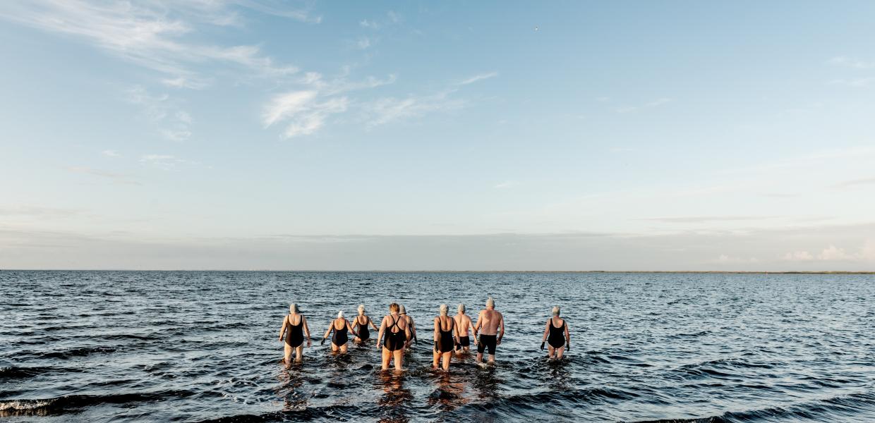 Winterswimming in Krik Vig