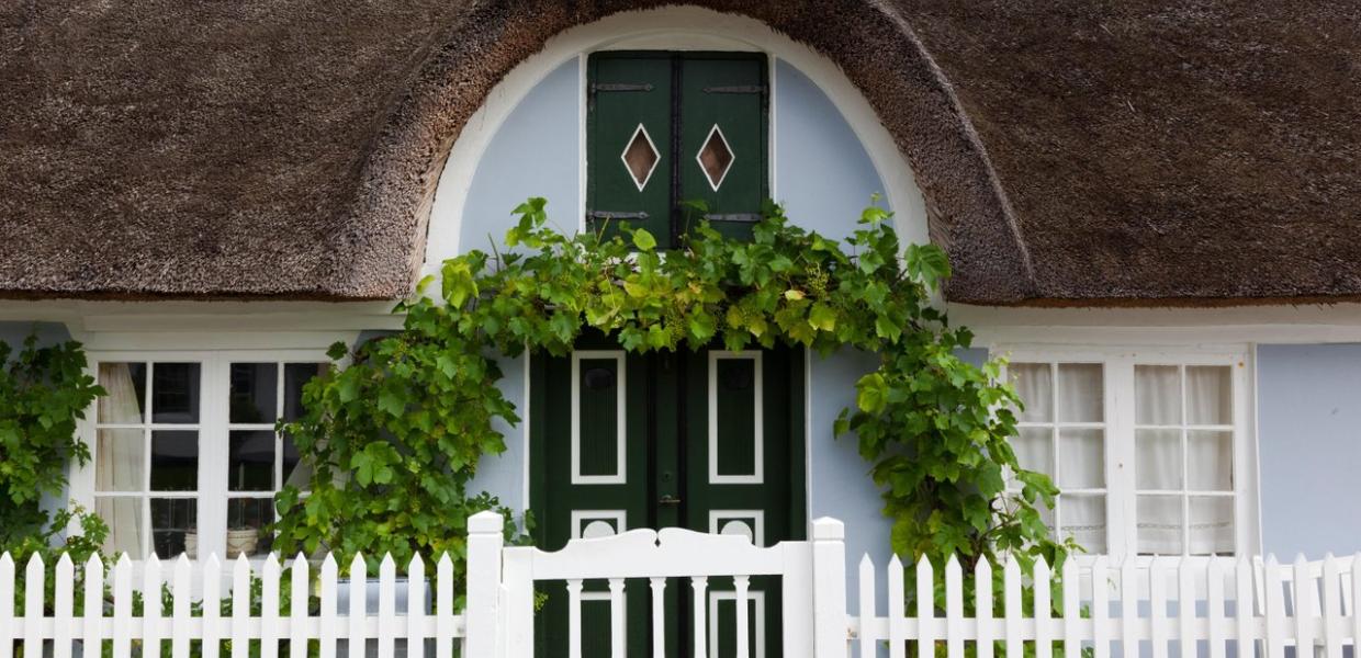 House at Sønderho on the Danish island of Fanø