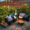 Østergro is located on a rooftop and serves as both a restaurant and urban garden