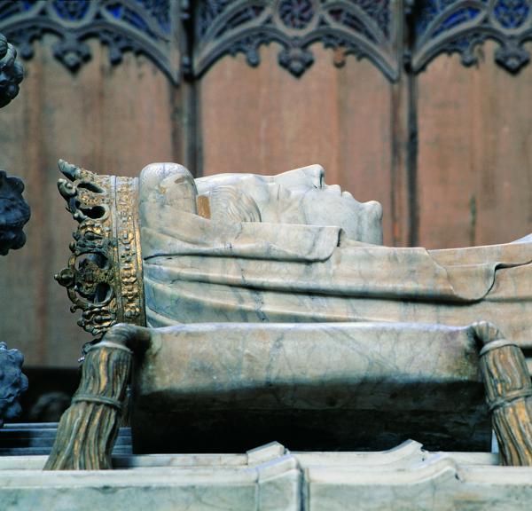 La tomba della regina Margrethe I di Danimarca nella cattedrale di Roskilde, patrimonio mondiale dell'UNESCO.