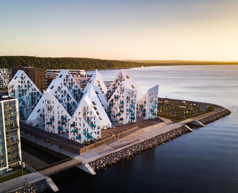 The Iceberg buildings in Aarhus